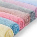 Baby Washcloths -Pack of 8- Pastel and Bright Colors