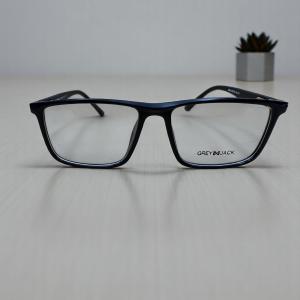 GREY JACK Classic Matte Black Wayfarer-Style Blue Light Blocking Eyeglasses