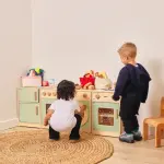 فيجا لعبة مطبخ الأطفال الخشبي الملون