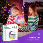 مكبر صوت LED للشحن اللاسلكي السريع بقوة 15 واط - موديل: Bt2301
