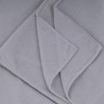 Cotton and Chiffon Scarf with Fine Stitch Edges - Smoke Taupe