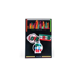 Asst. Brooch Pin for National day set of 3pcs