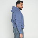 هودي ببطانة فرو وطبعة جرافيك
