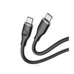 Voltme Powelink Moss Liquid Silicon Cable Type C to Type C 3A / 1M (60W) Black