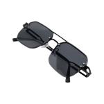 Rider Women's Geometric Aviator Rimless Sunglasses