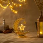 Moon Shape Stand with Star Lights
