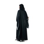 Elegance Embroidered Trim Abaya with Matching Hijab