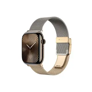 Amazingthing Omni Style Flip Watch Band For Apple Watch 49/45/44/42/41/40/38Mm Titanium & Rose Gold