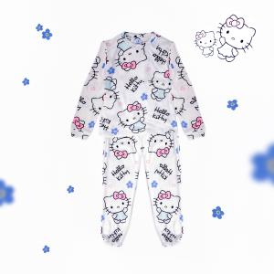 Hello Kitty Full Printed Long Sleeves Top and Pajama Set