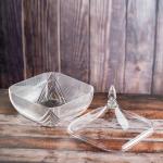 Luxurious Glass Candy Jar with Lid - Small