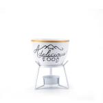 Porcelain Fondue For Cheese & Chocolate