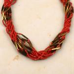 Bohemian Multistrand Beaded Necklace