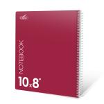 دفتر سلك 8x10 عنابي 100 ورقة كلاس