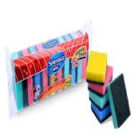 Arix Synthetic Sponge Scourer 10Pcs. Colored