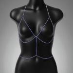 VIP Women Rhinestone Body Chain Harness
