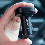 ايس فاست شاحن سيارة معدني B3 66 واط (USB-C+USB-C+USB-A) بثلاثة منافذ
