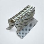 Retro Dotted Gloss Hair Claw with Gold Grip & Wide Curve Hold
