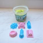 Magic Sand Castle Building Set – Play Sand Kit with Molded Shapes in Bucket Container