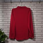 Women's Elegant Burgundy Chain Detail Shirt