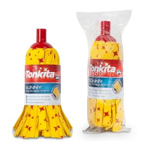 Tonkita Sunny Nonwoven Mop w/Microperf Strips with Handle