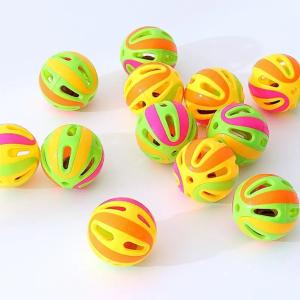 Colorful Plastic Rattle Balls