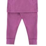 Girls’ Full Sleeve Thermal Pajama Set – Plum Purple Base Layer