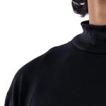 Mock Neck Oversized Tee – Short Sleeve