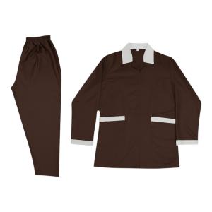 Homeworker Uniform Set Collar Full Sleeve