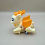 Fantasy Deer Toy with Wings, Crown, Flowers and Wheels