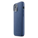 Mujjo iPhone 13 mini Full Leather Case - Monaco Blue