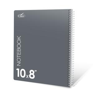 دفتر سلك 8x10 فضي 100 ورقة كلاس