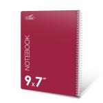 Class 7x9 Burgundy SPIRAL NB (80 SH)