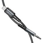 ايس فاست كابل صوت  C1-08 USB-C إلى 3.5 ملم صوت نقي بتصميم أنيق