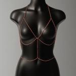 VIP Women Rhinestone Body Chain Harness
