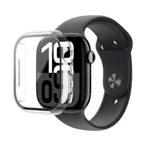 Amazingthing Radix Glass  With Case For Apple Watch 46Mm Clear