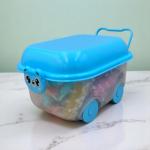 Rolling Cart Play Dough Set – 24 Color Soft Modeling Clay Kit for Kids