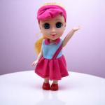 My Little Girls" Fashion Doll with Pink Skirt and Headband