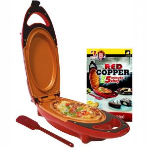 جهاز الطبخ المذهل Red Copper 5 Minute Chef – مضاد للالتصاق