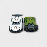 Dual-Color Sports Car Toys with Rear Spoilers Set