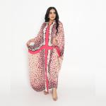 Bold Geo-Dot Fusion Kaftan