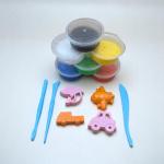 Super Light Clay Set – 6-Color Air Dry Dough Kit in Storage Box with Molds