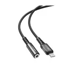ايس فاست كابل  C1-06 Lightning إلى 3.5 مم - سبيكة ألمنيوم مقاوم للتشابك صوت عالي الوضوح للآيفون والسماعات