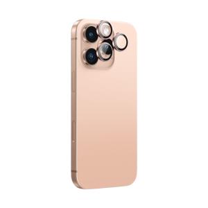Amazingthing Iphone 16 Pro 6.3 / 16 Pro Max 6.9 Sapphire Lens Glass - Rose Gold