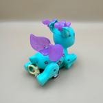 Fantasy Deer Toy with Wings, Crown, Flowers and Wheels