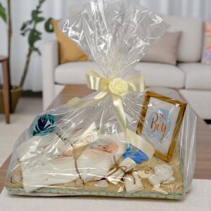 New Born Baby Boy Gift Set - Tray