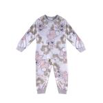 Kids Bunny Floral White Pajama Set