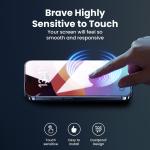 Brave Guard Premium Crystal 2.5 D Impact & Scratch Protection Iphone 15 PRO MAX - Clear