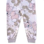 Kids Bunny Floral White Pajama Set