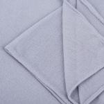 Chiffon and Cotton Scarf with Fine Stitch Edges - Purple