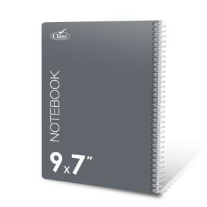 دفتر7x9 سلك فضي 60 ورقة كلاس